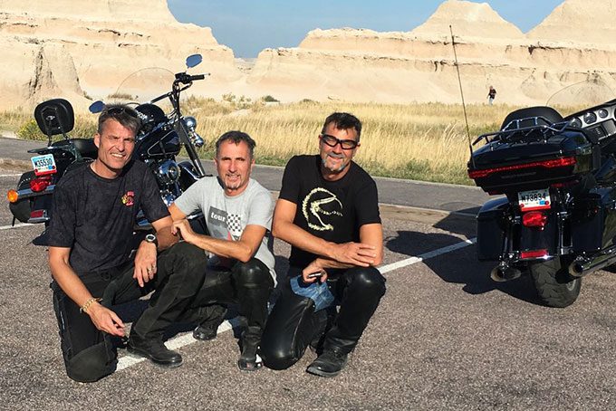 Mit der Harley durch die Cowboystaaten der USA, Team-Foto