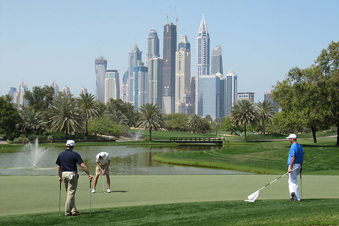 Vereinigte Arabische Emirate Dubai Golf Emirates Majlis
