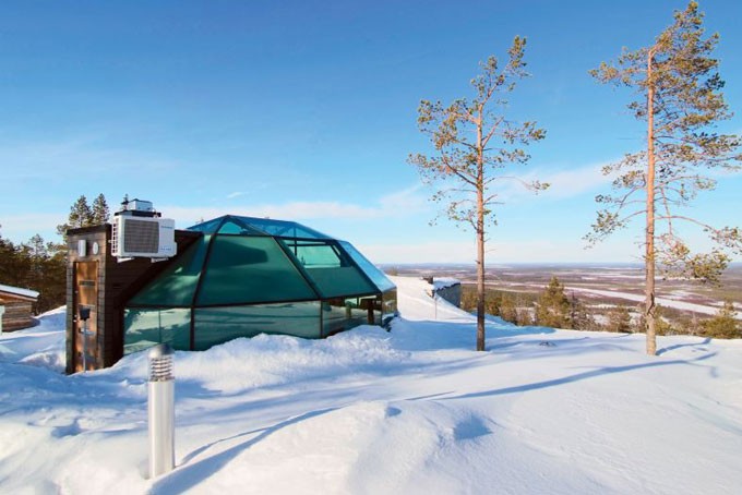 L’igloo en verre